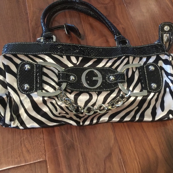 Guess Bags Guess Zebra Print Bag Poshmark